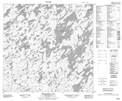 064M04 - MISEKUMAW LAKE - Topographic Map