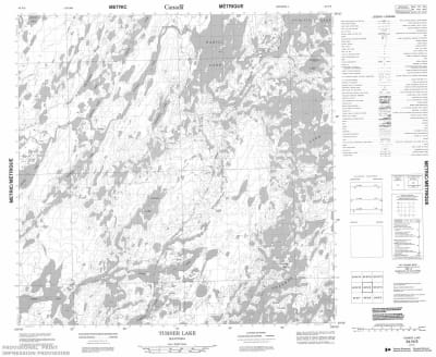 064N09 - TURNER LAKE - Topographic Map