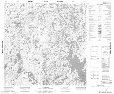 064N14 - TICE LAKE - Topographic Map