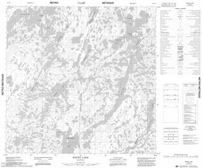 064O05 - BOOTH LAKE - Topographic Map