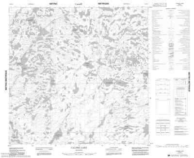 064O06 - CALDER LAKE - Topographic Map