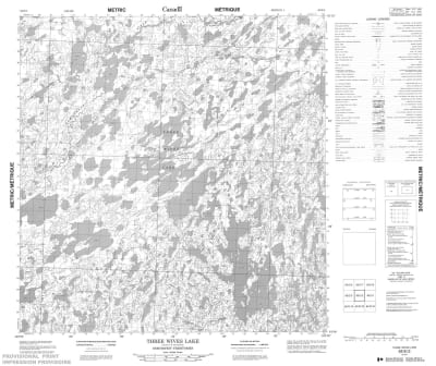 065E02 - THREE WIVES LAKE - Topographic Map