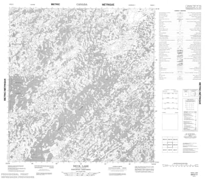 065E11 - NICOL LAKE - Topographic Map