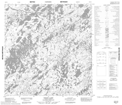 065E12 - NIXON LAKE - Topographic Map