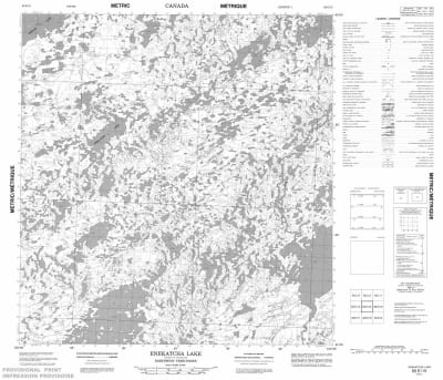 065E15 - ENEKATCHA LAKE - Topographic Map