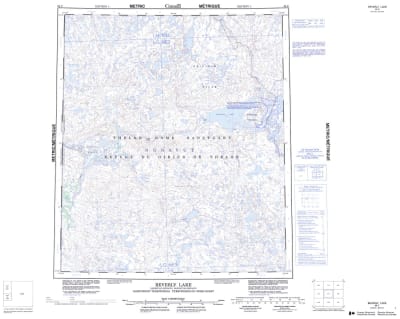 066C - BEVERLY LAKE - Topographic Map