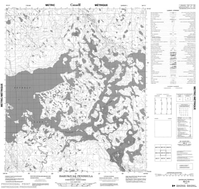 066C09 - ISARURJUAQ PENINSULA - Topographic Map
