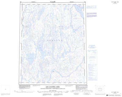 066I - IAN CALDER LAKE - Topographic Map
