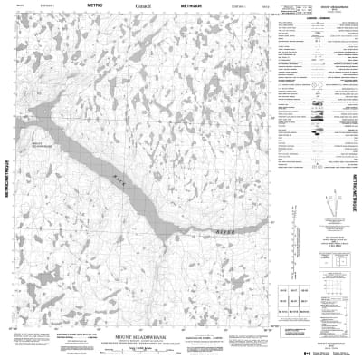 066I02 - MOUNT MEADOWBANK - Topographic Map