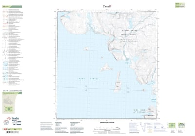 069A09 - FAIRHOLME ISLAND - Topographic Map