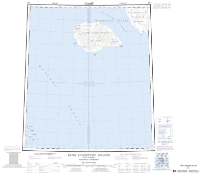 069C - KING CHRISTIAN ISLAND - Topographic Map