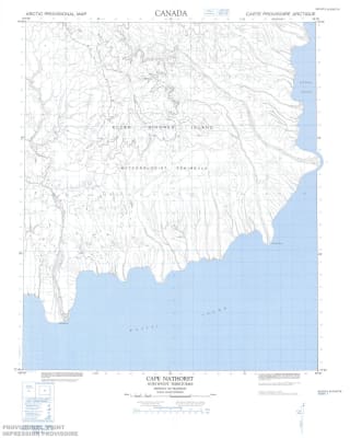 069D13 - CAPE NATHORST - Topographic Map