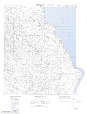 069E04 - HOODOO RIVER - Topographic Map