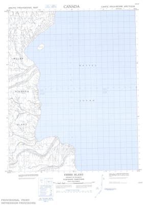 069E05 - FISHER ISLAND - Topographic Map