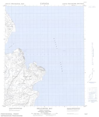 069E12 - HELICOPTER BAY - Topographic Map