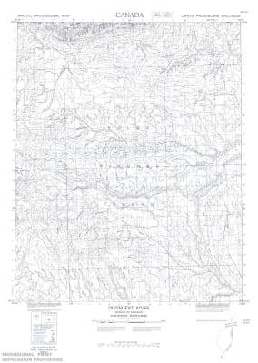 069F08 - DIVERGENT RIVER - Topographic Map