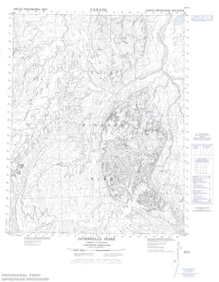 069F10 - DUMBBELLS DOME - Topographic Map