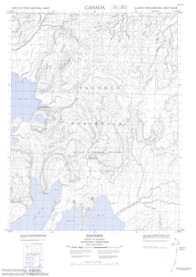 069F13 - ISACHSEN - Topographic Map