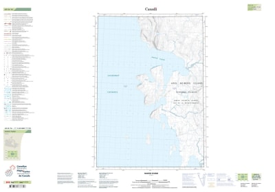069H16 - NORTH FIORD - Topographic Map