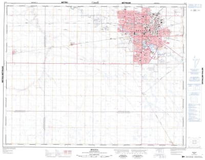 072I07 - REGINA - Topographic Map