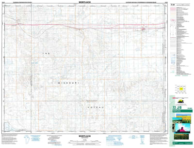 072J08 - MORTLACH - Topographic Map