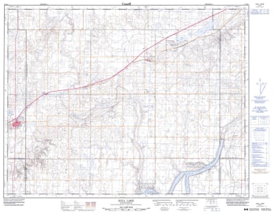 072K01 - GULL LAKE - Topographic Map