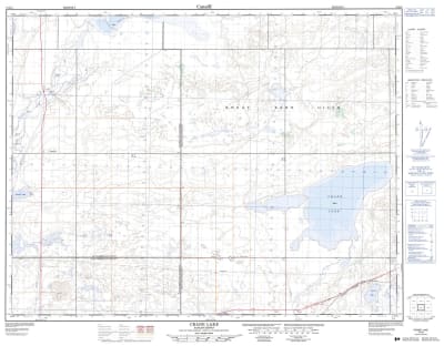 072K03 - CRANE LAKE - Topographic Map