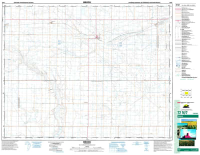 072N07 - BROCK - Topographic Map