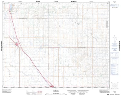 072O09 - HANLEY - Topographic Map