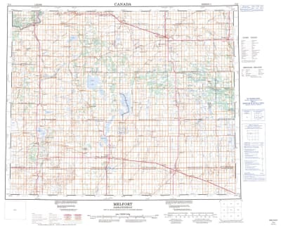 073A - MELFORT - Topographic Map