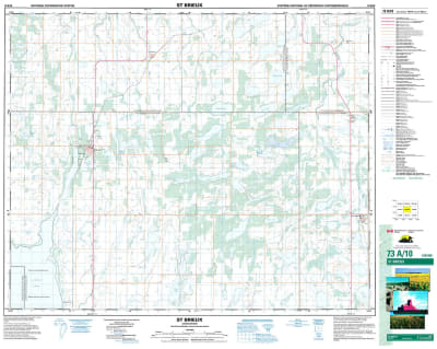 073A10 - ST. BRIEUX - Topographic Map