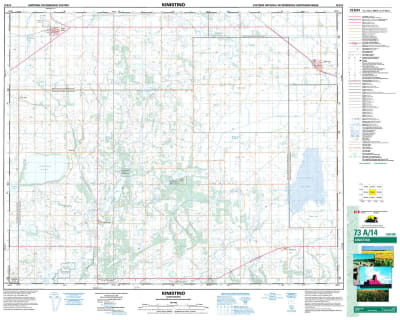 073A14 - KINISTINO - Topographic Map