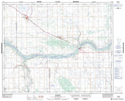 073B06 - BORDEN - Topographic Map