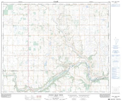 073E02 - GRIZZLY BEAR CREEK - Topographic Map