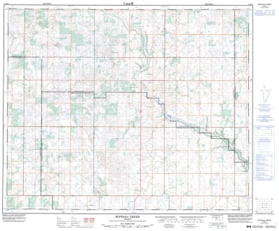 073E03 - BUFFALO CREEK - Topographic Map