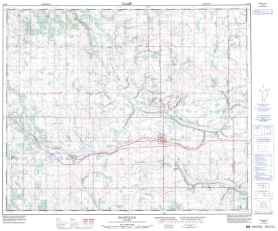 073E06 - MANNVILLE - Topographic Map