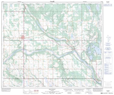 073E15 - ELK POINT - Topographic Map