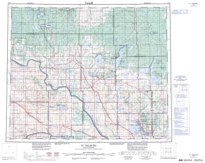 073F - ST WALBURG - Topographic Map