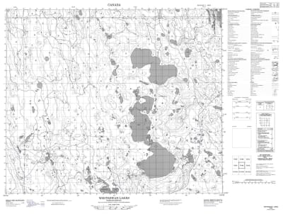 073I03 - WHITESWAN LAKES - Topographic Map