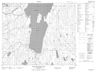 073I04 - MONTREAL LAKE - Topographic Map