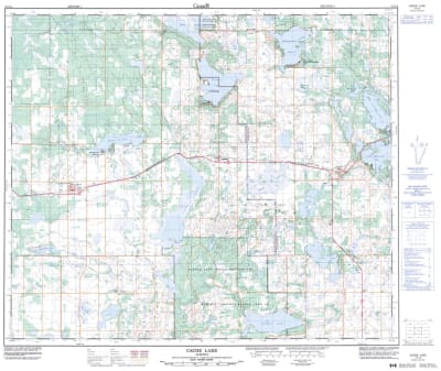 073L04 - CACHE LAKE - Topographic Map