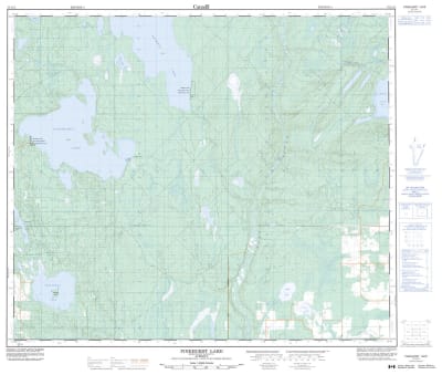 073L11 - PINEHURST LAKE - Topographic Map