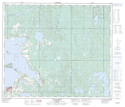 073L13 - LAC LA BICHE - Topographic Map