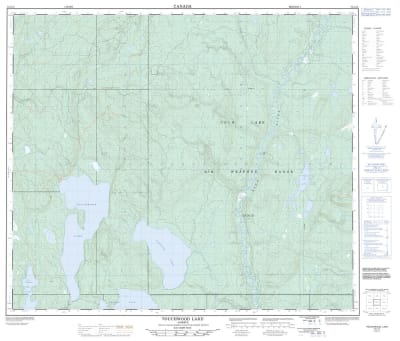 073L14 - TOUCHWOOD LAKE - Topographic Map