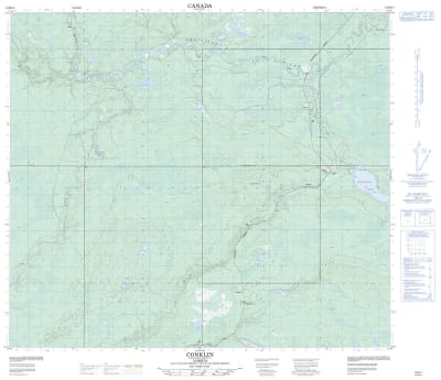 073M11 - CONKLIN - Topographic Map