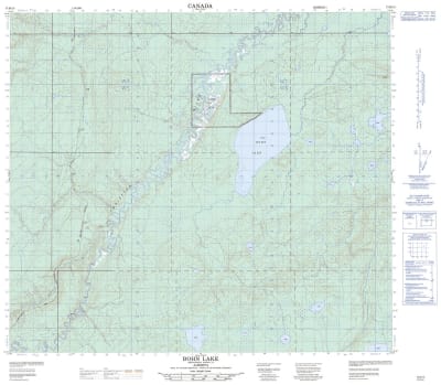073M15 - BOHN LAKE - Topographic Map