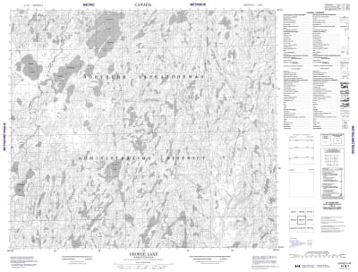074B01 - GEORGE LAKE - Topographic Map