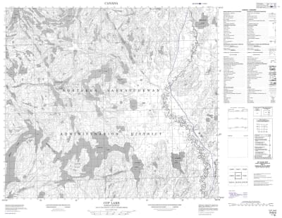 074B02 - CUP LAKE - Topographic Map