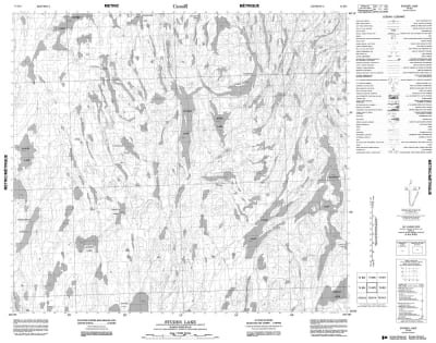 074B03 - STUDER LAKE - Topographic Map