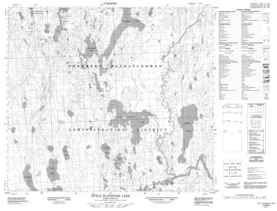 074B04 - LITTLE FLATSTONE LAKE - Topographic Map